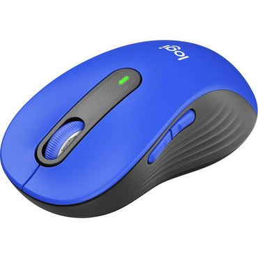 Logitech - Signature M650 L Full-size Wireless Optical Scroll Mouse with Silent Clicks - Wireless - Blue