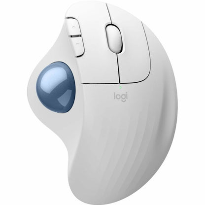 Logitech - ERGO M575 S Wireless Ergonomic Trackball Mouse - Wireless - White