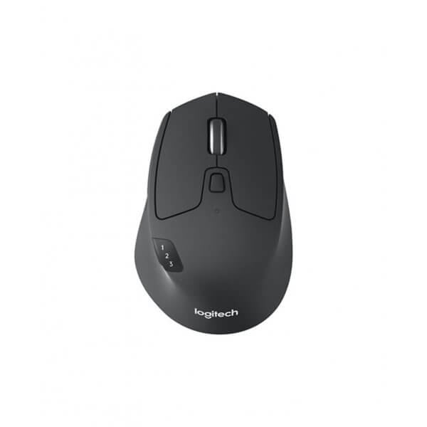 Logitech M720 Triathlon Multi-Device Wireless Mouse  Bluetooth  USB Unifying Receiver  1000 DPI  6 Programmable Buttons  2-Year Battery  Compatible with Laptop  PC  Mac  iPadOS