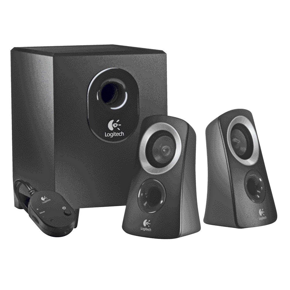 Logitech Z313 Multimedia Speaker System  Black