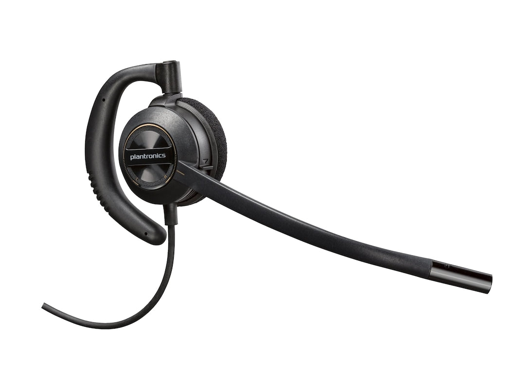 HP Poly EncorePro 540 - EncorePro 500 series - headset - on-ear - convertible - wired - Quick Disconnect - black - Certified for Skype for Business