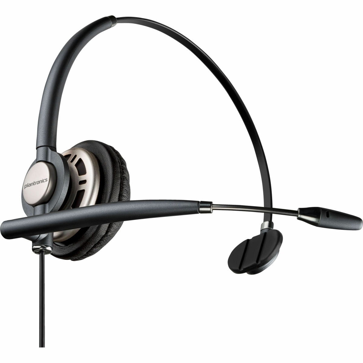 Poly EncorePro HW710 Headset - Mono - USB - Wired - Over-the-head - Monaural - Ear-cup - Noise Cancelling  Omni-directional Microphone - Noise Canceling - Black