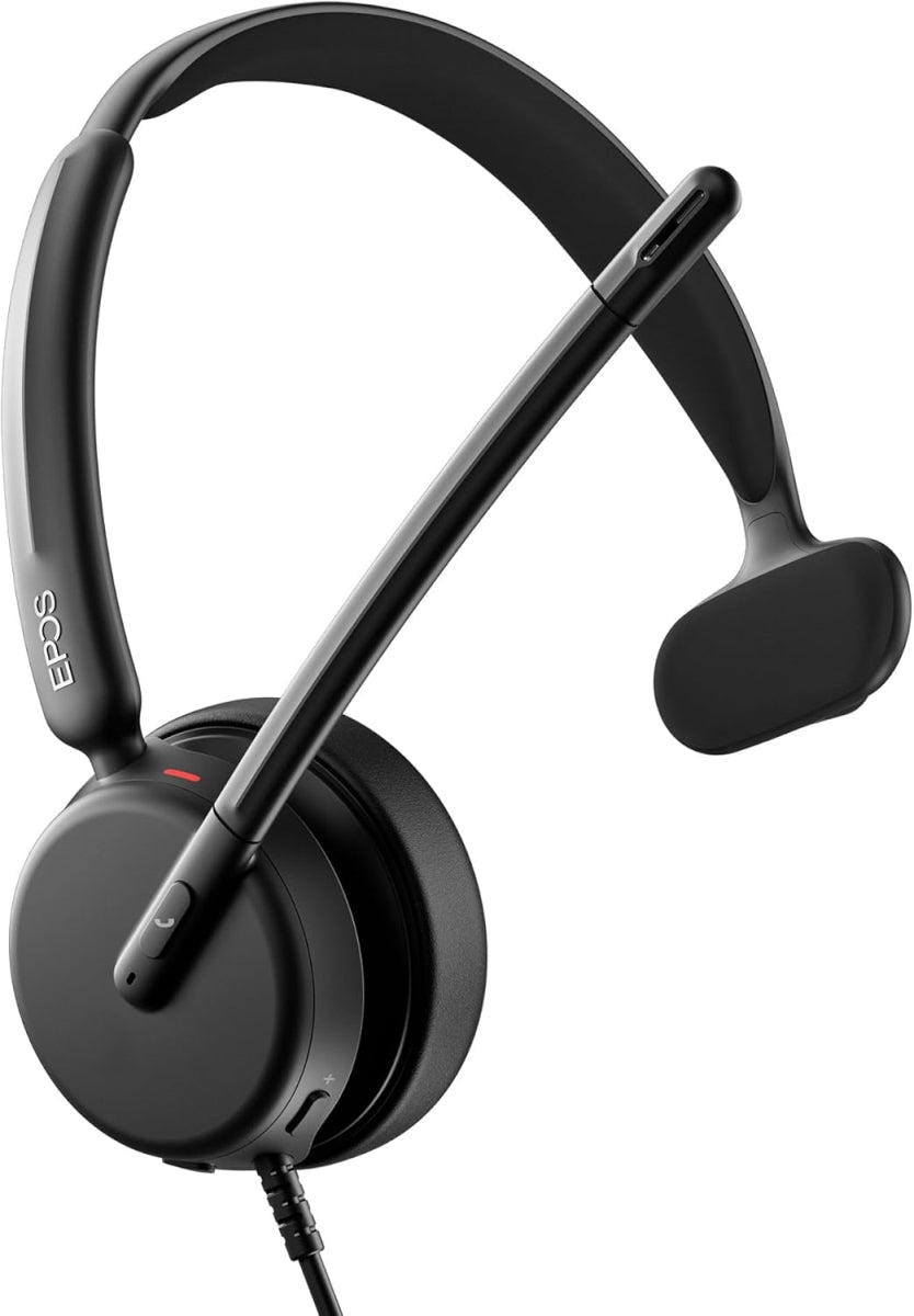 EPOS IMPACT 430T Headset - Microsoft Teams Certification - Mono - USB Type C - Wired - 32 Ohm - 20 Hz - 20 kHz - On-ear - Monaural - 5.91 ft Cable - Noise Cancelling  Electret Condenser  Uni-direct...