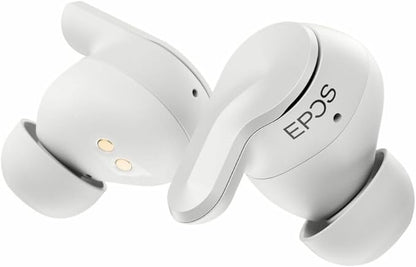 EPOS ADAPT E1 True Wireless Bluetooth Earbuds - Nordic White - Microsoft Teams Certification - Stereo - True Wireless - Bluetooth - Earbud - Binaural - In-ear - Noise Canceling - White
