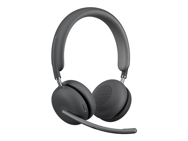 Logitech Zone Wireless 2 Headset - Microsoft Teams Certification - Stereo - USB Type C - Wired/Wireless - Bluetooth - 164 ft - 20 Hz to 20 kHz - Over-the-head  On-ear - Binaural - Ear-cup - 4.90 ft...