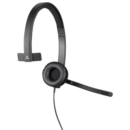 Logitech H570e USB Corded Single-Ear Headset - 981-000570