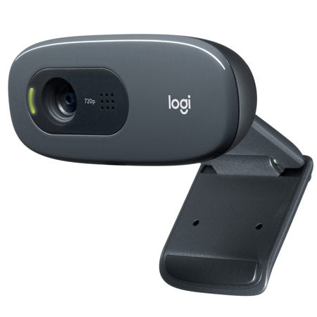Logitech C270 HD Webcam with Noise-Reducing Mics for Video Calls