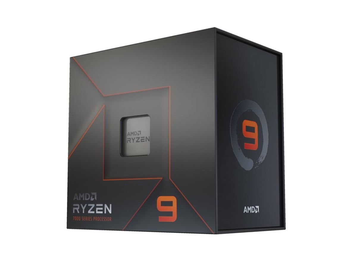 AMD - Ryzen 9 7900X 12-core - 24-Thread 4.7 GHz (5.6 GHz Max Boost) Socket AM5 Desktop Processor - Silver