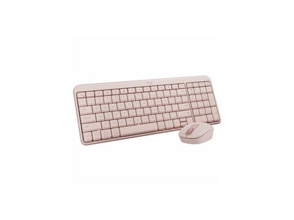 Logitech MK250 Bluetooth Wireless Mouse and Keyboard Combo: Fast & Easy Connectivity  Compact Wireless Keyboard  Ambidextrous Mouse (Graphite) - Wireless Bluetooth Keyboard - Rose - Wireless Blueto...