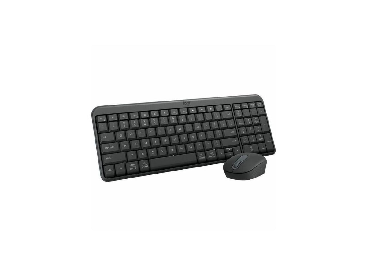 Logitech MK250 Bluetooth Wireless Mouse and Keyboard Combo: Fast & Easy Connectivity  Compact Wireless Keyboard  Ambidextrous Mouse (Graphite) - Wireless Bluetooth Keyboard - Graphite - Wireless Bl...