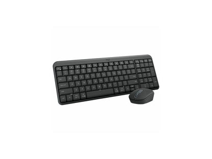 Logitech MK250 Bluetooth Wireless Mouse and Keyboard Combo: Fast & Easy Connectivity  Compact Wireless Keyboard  Ambidextrous Mouse (Graphite) - Wireless Bluetooth Keyboard - Graphite - Wireless Bl...