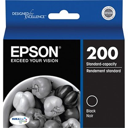 Epson T200120-S (200) DURABrite Ultra Ink  175 Page-Yield  Black