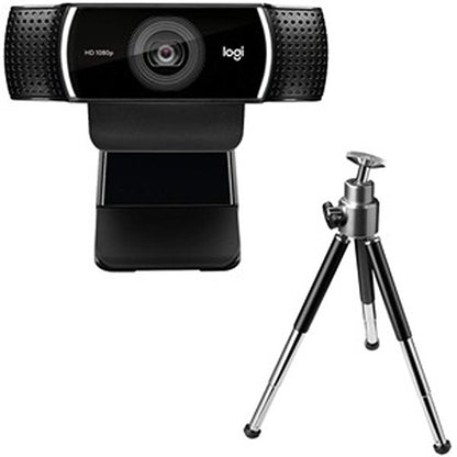 Logitech C922 Pro Stream Webcam  1080P Camera for HD Video Streaming & Recording  Black