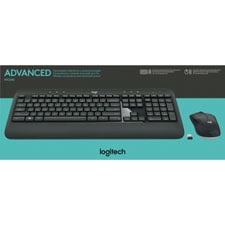 Logitech MK540 Advanced Wireless Keyboard and Mouse Combo for Windows  2.4 GHz Unifying USB-Receiver  Multimedia Hotkeys  3-Year Battery Life  for PC  Laptop