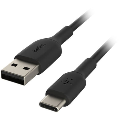 Belkin BoostCharge USB-C Cable (1M/3.3ft)  USB-C to USB-A Cable  USB Type-C Cable for iPhone 16 Series  Samsung Galaxy S24  S24+  Note20  Pixel 8  Pixel 7  iPad Pro  Nintendo Switch  and More - Black
