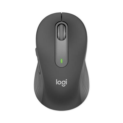 Logitech Signature M650 L Full Size Wireless Mouse - For Large Sized Hands  2-Year Battery  Silent Clicks  Customizable Side Buttons  Bluetooth  Graphite