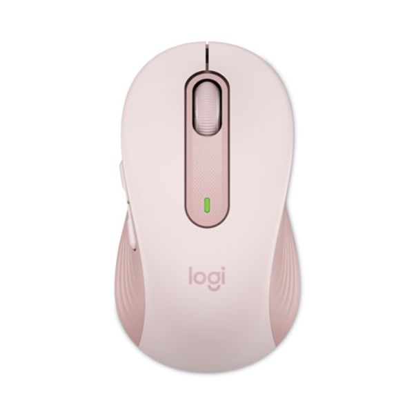 Logitech Signature M650 Wireless Mouse - for Small to Medium Sized Hands  2-Year Battery  Silent Clicks  Customizable Side Buttons  Bluetooth  Rose