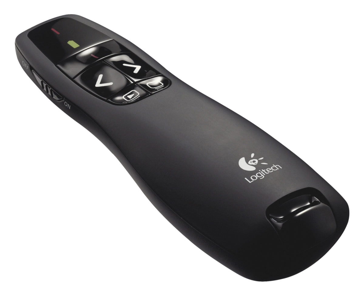 Logitech R400 Wireless Presenter Remote Control  Black