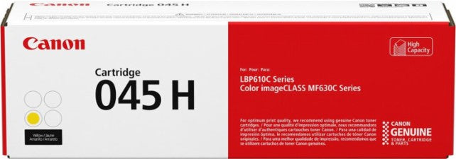Canon Toner Cartridge 045 H Y Yellow  1243C002 (H Y Yellow)