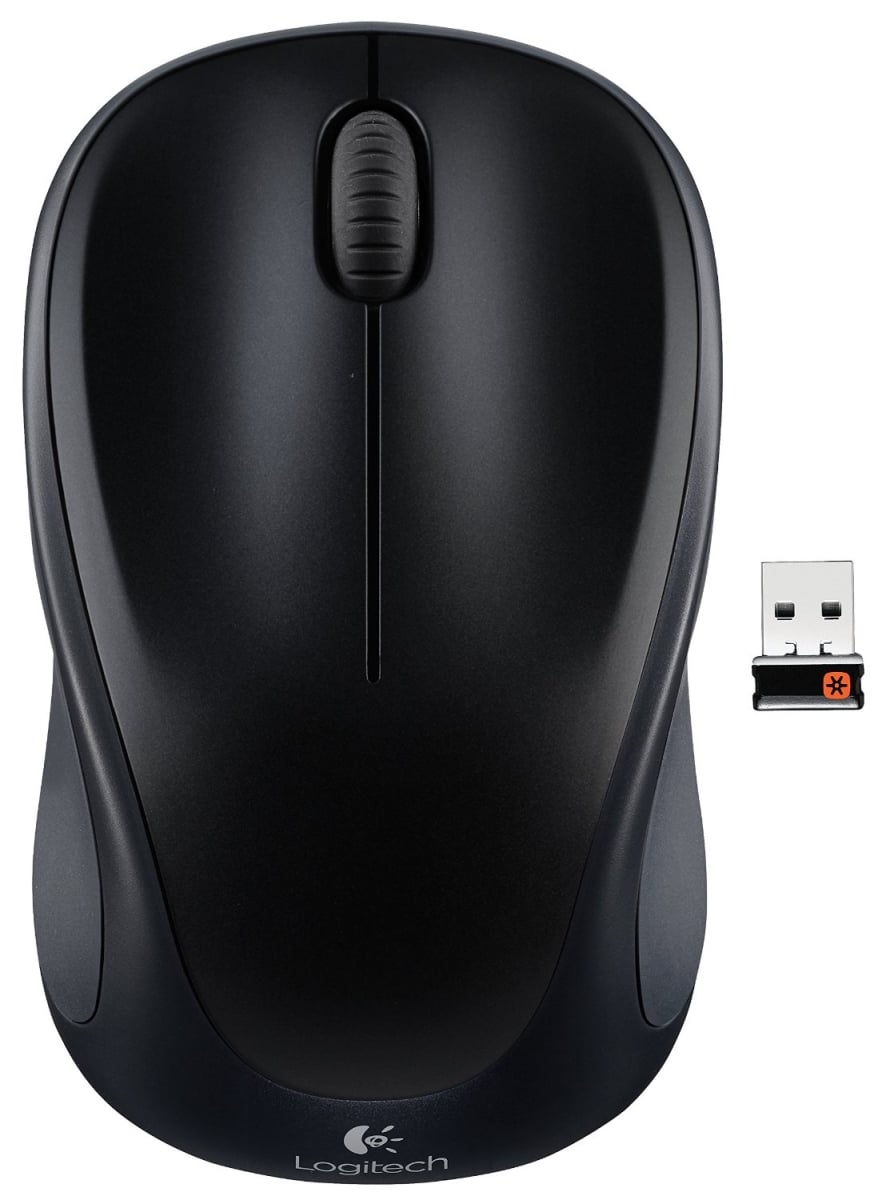 Logitech M317 Wireless Mouse  2.4 GHz with USB Unifying Receiver  1000 DPI Optical Tracking  12 Month Battery  Black