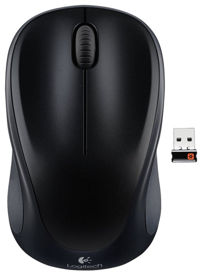 Logitech M317 Wireless Mouse  2.4 GHz with USB Unifying Receiver  1000 DPI Optical Tracking  12 Month Battery  Black