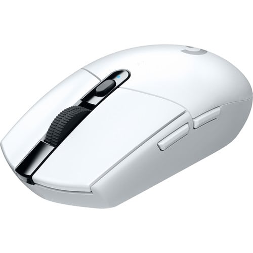 Logitech G305 LIGHTSPEED Wireless Gaming Mouse  HERO Sensor  12 000 DPI  Lightweight  6 Programmable Buttons  250h Battery  On-Board Memory  Compatible with PC  Mac - White