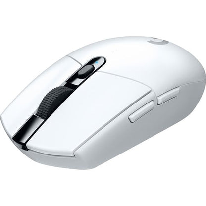 Logitech G305 LIGHTSPEED Wireless Gaming Mouse  HERO Sensor  12 000 DPI  Lightweight  6 Programmable Buttons  250h Battery  On-Board Memory  Compatible with PC  Mac - White