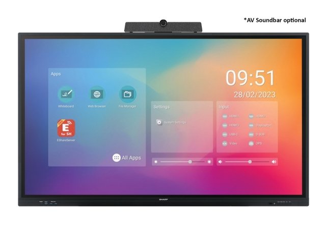 Sharp NEC Display 75  Class Aquos Board
