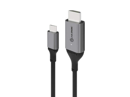 ALOGIC 2m USB-C Male to HDMI Male Cable Ultra Series Space Grey ULCHD02SGR