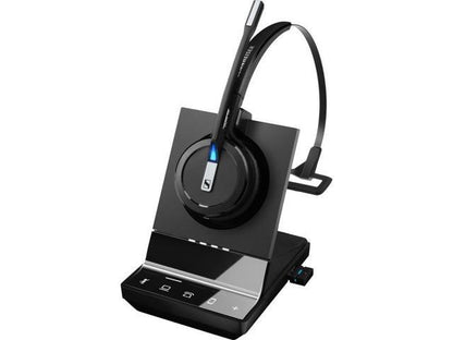 EPOS IMPACT SDW 5016 1000621 Single-Sided Wireless DECT Headset for Desk Phone Softphone/PC& Mobile Phone Connection Dual Microphone Ultra Noise-Canceling  Black  3 inches