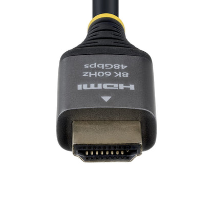 StarTech.com 6ft (1.8m) Certified Ultra High Speed HDMI Cable, 8K 60Hz/4K 120Hz, HDMI 2.1 Cable with HDR10+ / eARC, 48Gbps, 8K HDMI Cord for Monitor/TV/Display, Flexible TPE Jacket