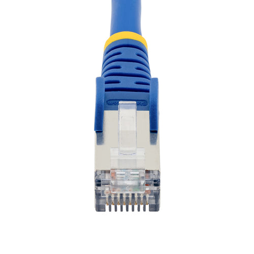 StarTech.com 4ft CAT6a Ethernet Cable - Blue - Low Smoke Zero Halogen (LSZH) - 10GbE 500MHz 100W PoE++ Snagless RJ-45 w/Strain Reliefs S/FTP Network Patch Cord