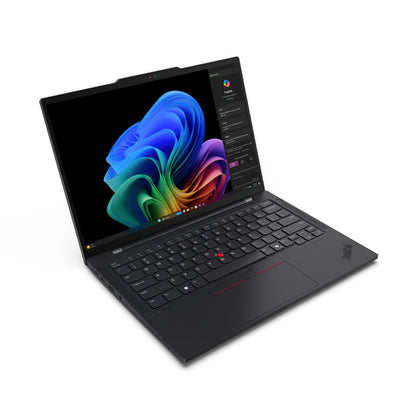 Lenovo ThinkPad T14s Gen 6 (Snapdragon) Copilot+ PC X1P-42-100 Laptop 35.6 cm (14") WUXGA 16 GB LPDDR5x-SDRAM 512 GB SSD Wi-Fi 7 (802.11be) Windows 11 Pro Black