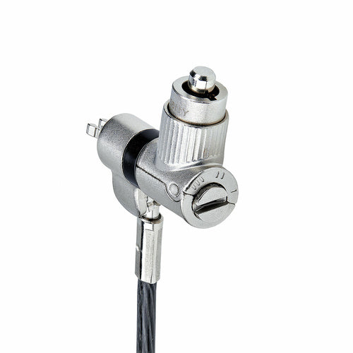 StarTech.com 3-in-1 Universal Laptop Lock 6.6ft (2m), Master Keyed Locking Cable, Compatible w/Noble Wedge®/Nano/K-Slot, Anti-Theft Cut-Resistant Cable, TAA