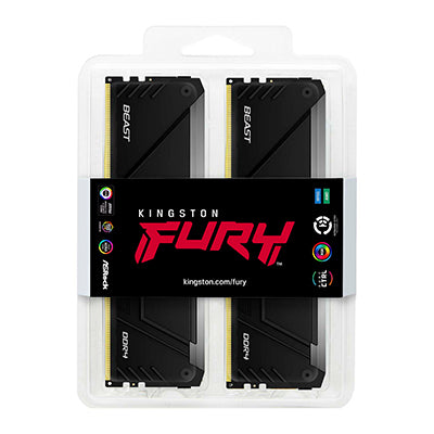 Kingston Technology FURY Beast 32GB 3600MT/s DDR4 CL17 DIMM (Kit of 4) RGB