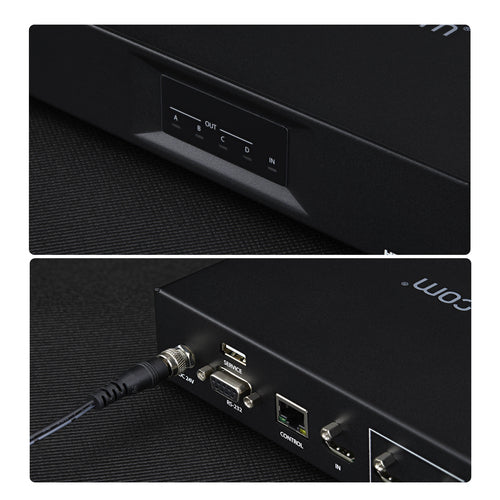 StarTech.com 2x2 HDMI Video Wall Controller - 4K 60Hz HDMI 2.0 Video Input to 4x 1080p Output - Video Wall Processor for Multi Screen Display - Video Wall Splitter - RS232/Ethernet Control