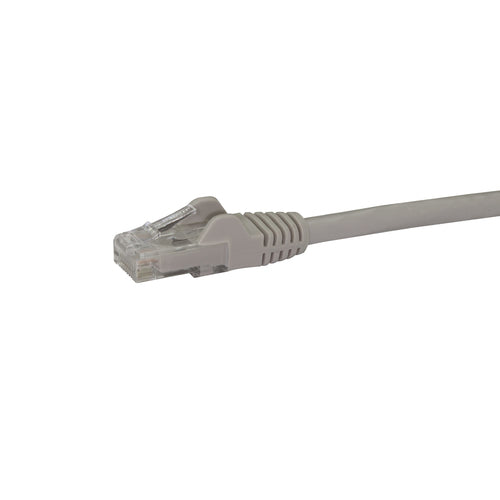 StarTech.com 9ft CAT6 Ethernet Cable - Gray CAT 6 Gigabit Ethernet Wire -250MHz 100W PoE RJ45 UTP Network/Patch Cord Snagless w/Strain Relief Individually Tested