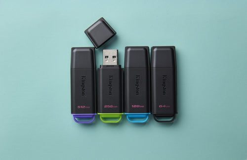 Kingston Technology DataTraveler 128GB Portable USB 3.2 Gen 1 Exodia Black/Blue