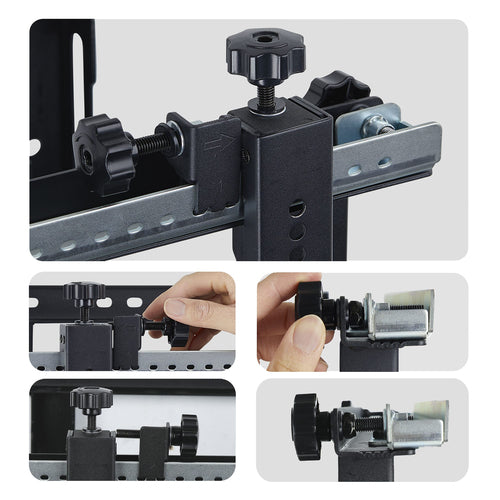 StarTech.com Video Wall TV Mount for up to 70-inch and 154lb (70kg) Displays, Landscape/Portrait Orientation, Bracket with Kickstand Design, Six-Point Adjustments