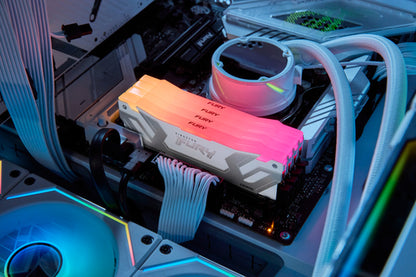 Kingston Technology FURY 48GB 8800MT/s DDR5 CL42 CUDIMM (Kit of 2) Renegade RGB White