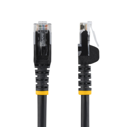 StarTech.com 15 ft. CAT6 Ethernet cable - 10 Pack - ETL Verified - Black CAT6 Patch Cord - Snagless RJ45 Connectors - 24 AWG Copper Wire – UTP Ethernet Cable