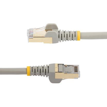 StarTech.com 5ft CAT6a Ethernet Cable - 10 Gigabit Shielded Snagless RJ45 100W PoE Patch Cord - 10GbE STP Network Cable w/Strain Relief - Gray Individually Tested/Wiring is UL Certified/TIA