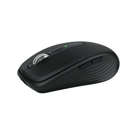 Logitech - MX Anywhere 3S Wireless Bluetooth Optical Fast Scrolling Mouse with Programmable Buttons - Wireless - Black