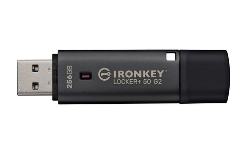 Kingston Technology IronKey 256GB Locker Plus 50 G2, FIPS 197, AES-256