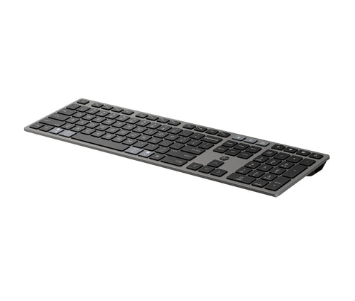 HP 725 Multi Rchrgbl WLS KB/MSE keyboard Mouse included Office RF Wireless + Bluetooth Black