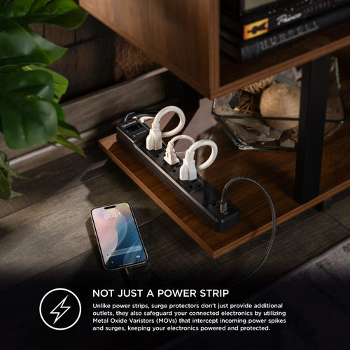 CyberPower 6 Outlet Surge Strip With USB
