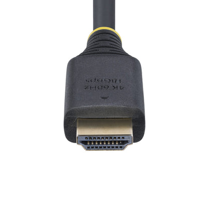 StarTech.com 1ft (30cm) High Speed HDMI Cable, 4K 60Hz/1440p 144Hz, HDR10/HDCP 2.2/ARC, 18Gbps, UHD HDMI 2.0 Cord for TV/Monitor/Display, TPE Jacket