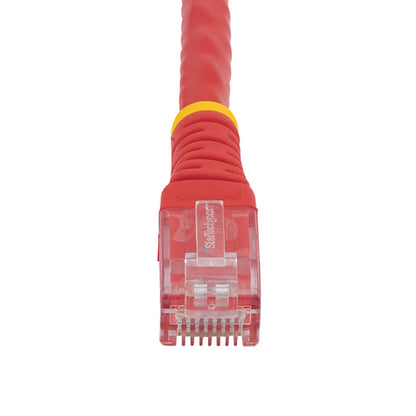 StarTech.com 2ft CAT6 Ethernet Cable - Red CAT 6 Gigabit Ethernet Wire -250MHz 100W PoE RJ45 UTP Molded Network/Patch Cord w/Strain Relief/ Individually Tested