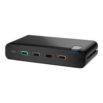 Belkin Universal 2nd Gen Secure KVM Switch 4-Port Dual Head w/ CAC F1DN204KVMUN4