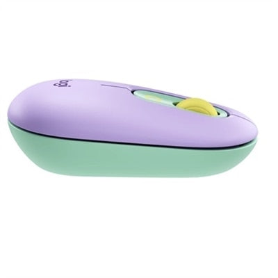 Logitech Bluetooth POP Mouse with Emoji - Daydream Mint: USB-A Compatible, 4000 dpi